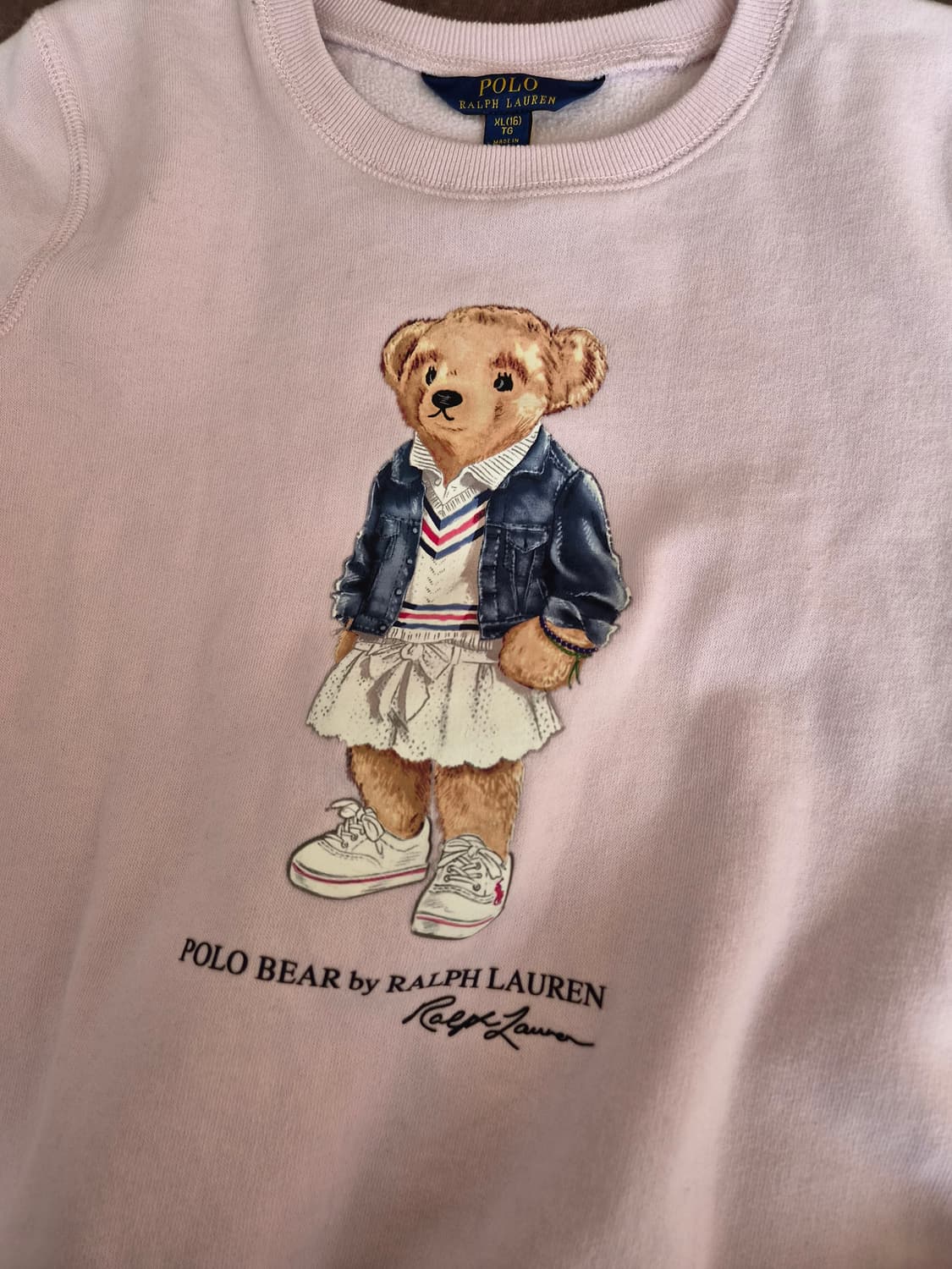 폴로랄프로렌 키즈 약기모맨투맨티셔츠 XL사이즈 상품이미지7