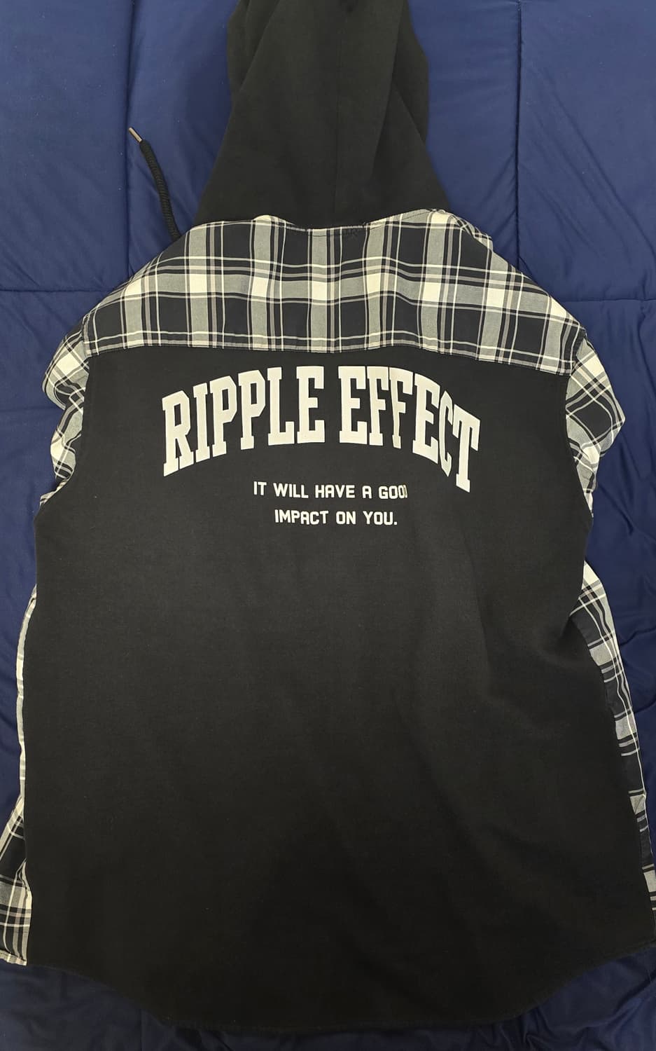 frankstone 프랭크스톤 채크 후드 셔츠 자켓 상품이미지4