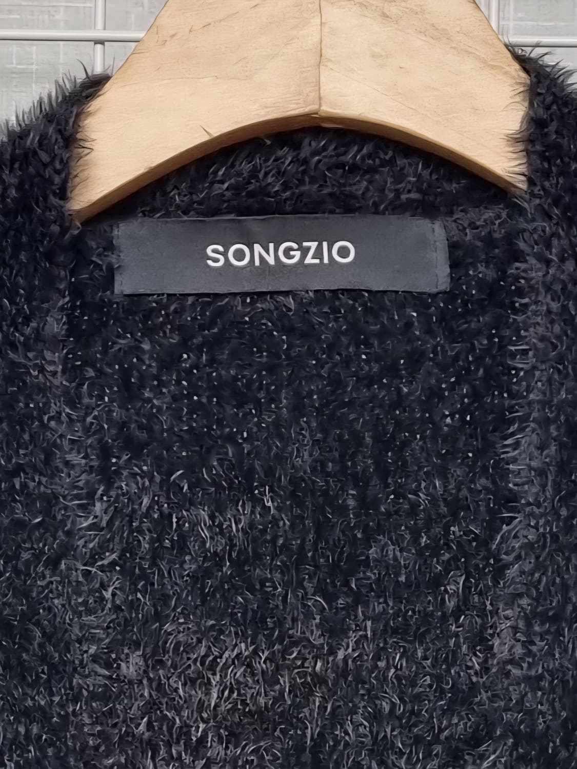 송지오 니트가디건 100 (블랙) 상품이미지7