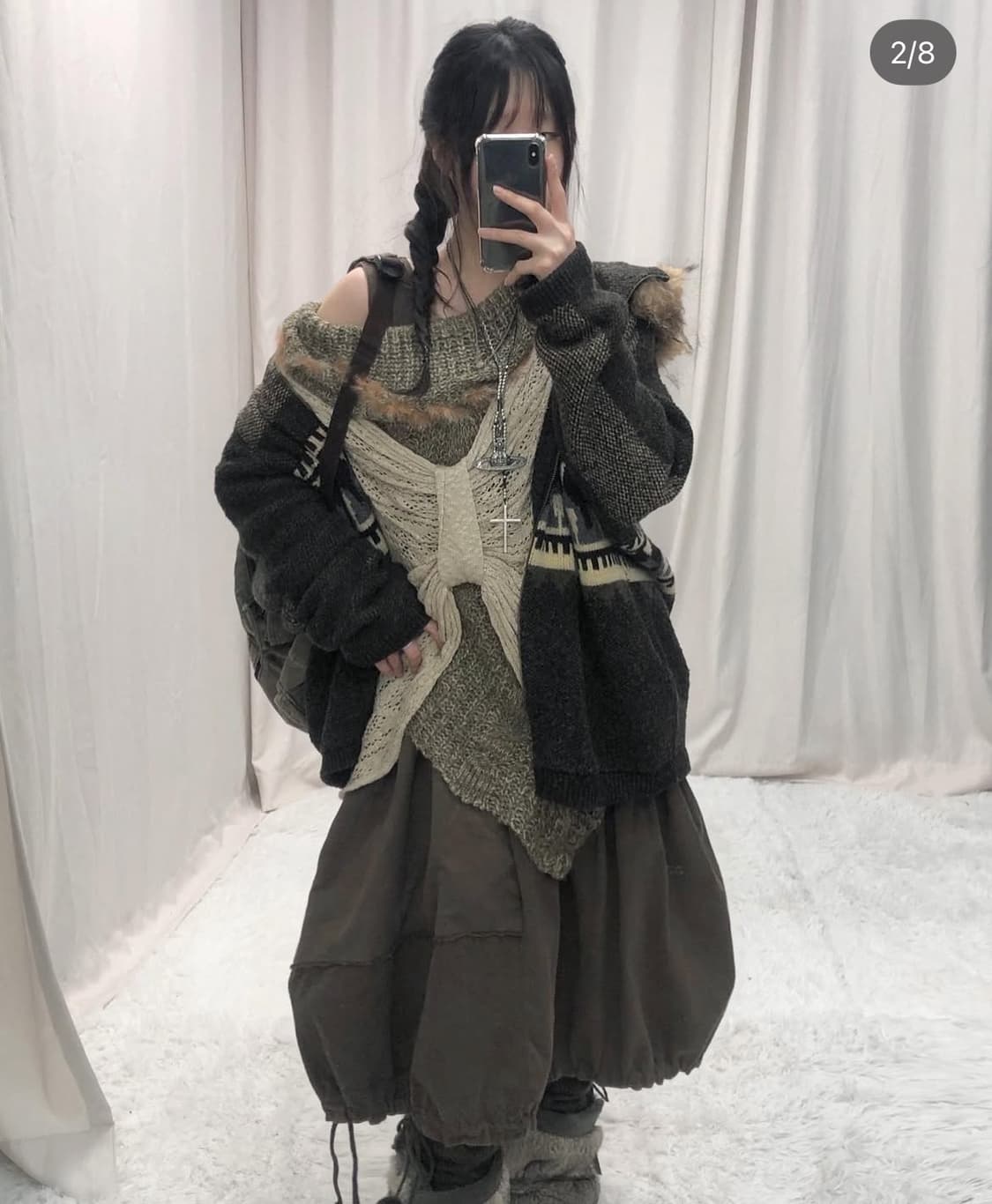 선가든파티 카키 히피세트  상품이미지2