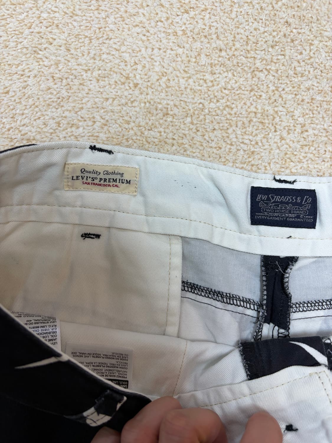 36) 리바이스 프리미엄 코튼 하와이안 버뮤다 팬츠 반바지 새상품 상품이미지3