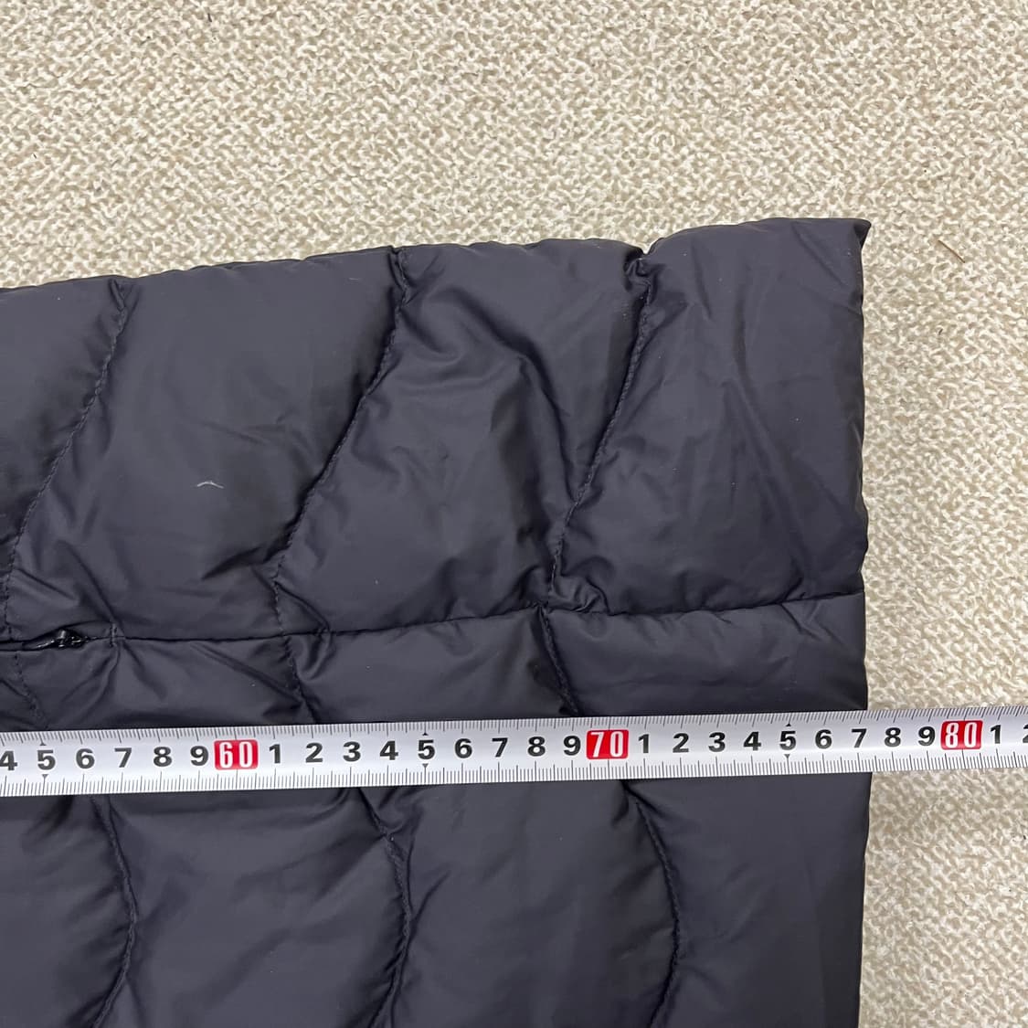 [90] 크로커다일 여성 네이비 덕다운 퀄팅 롱패딩 자켓 0107M1 상품이미지5