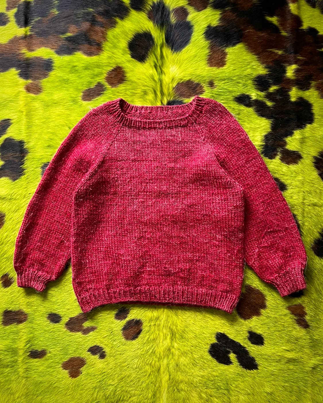 JPN Vintage Handmade Angora Knit Sweater 상품이미지3
