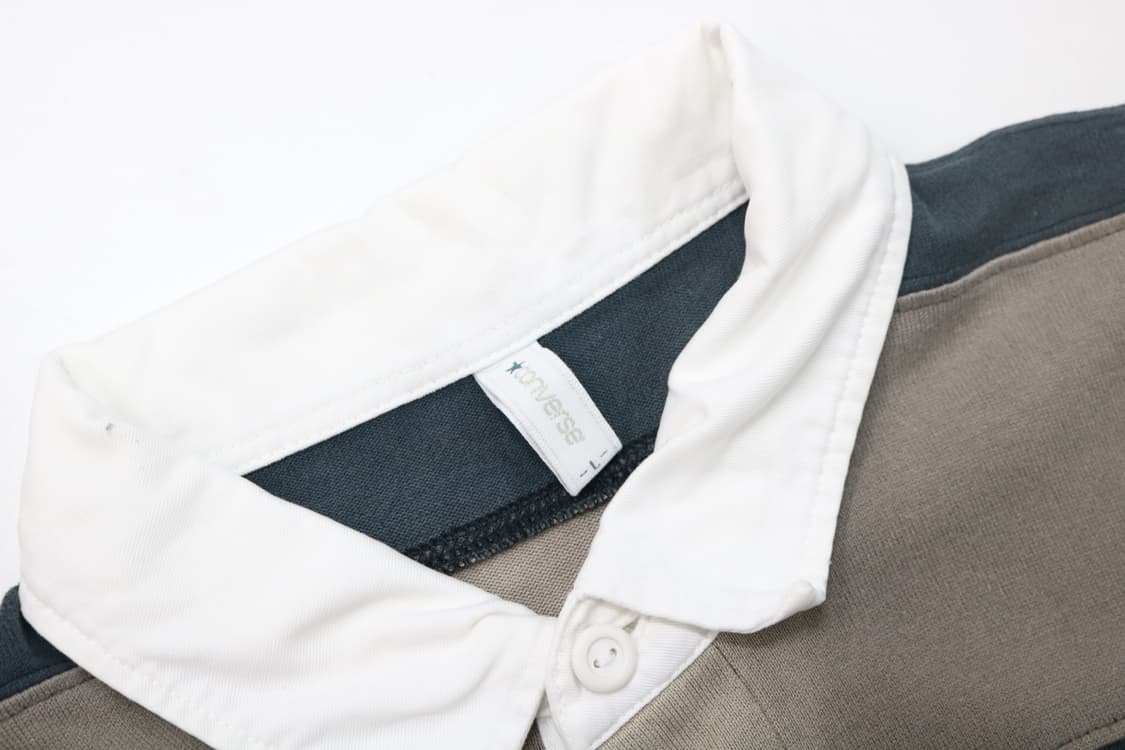 Converse 컨버스 빈티지 와이드 스트라이프 럭비 셔츠 (L) 상품이미지5