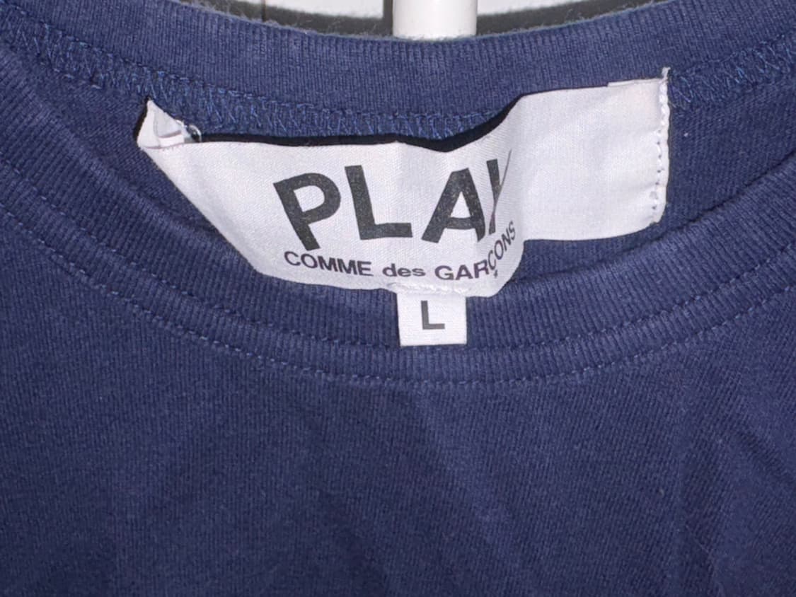꼼데가르송 네이비 반팔 상품이미지2