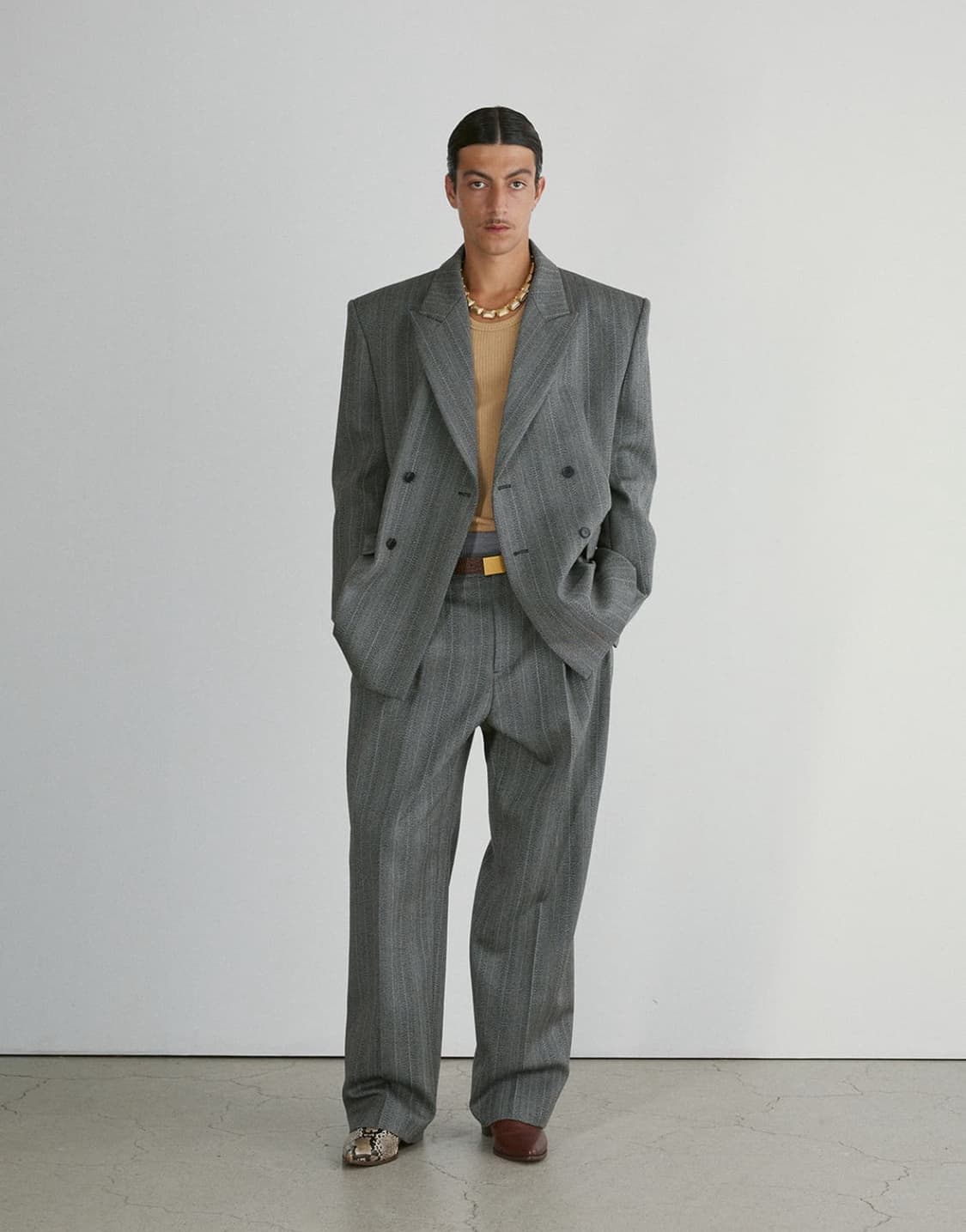 렉토 24fw 미스매치 레더부츠 42.5 size 상품이미지4