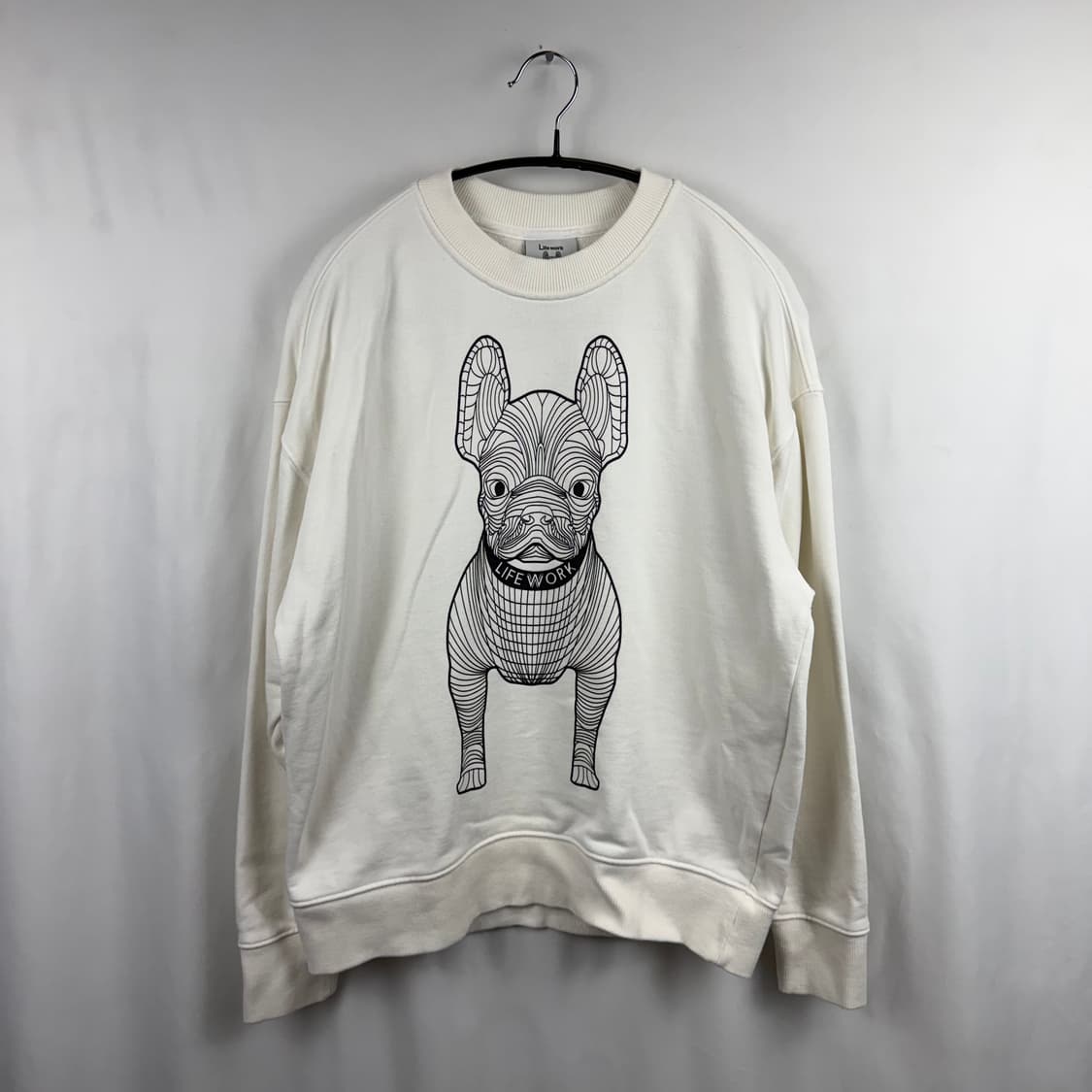 (XS) 라이프워크 그래픽 맨투맨 화이트 상품이미지2