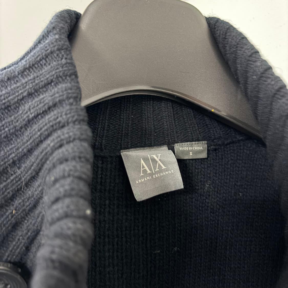 아르마니 익스체인지 나폴레옹 반집업 니트 상품이미지7