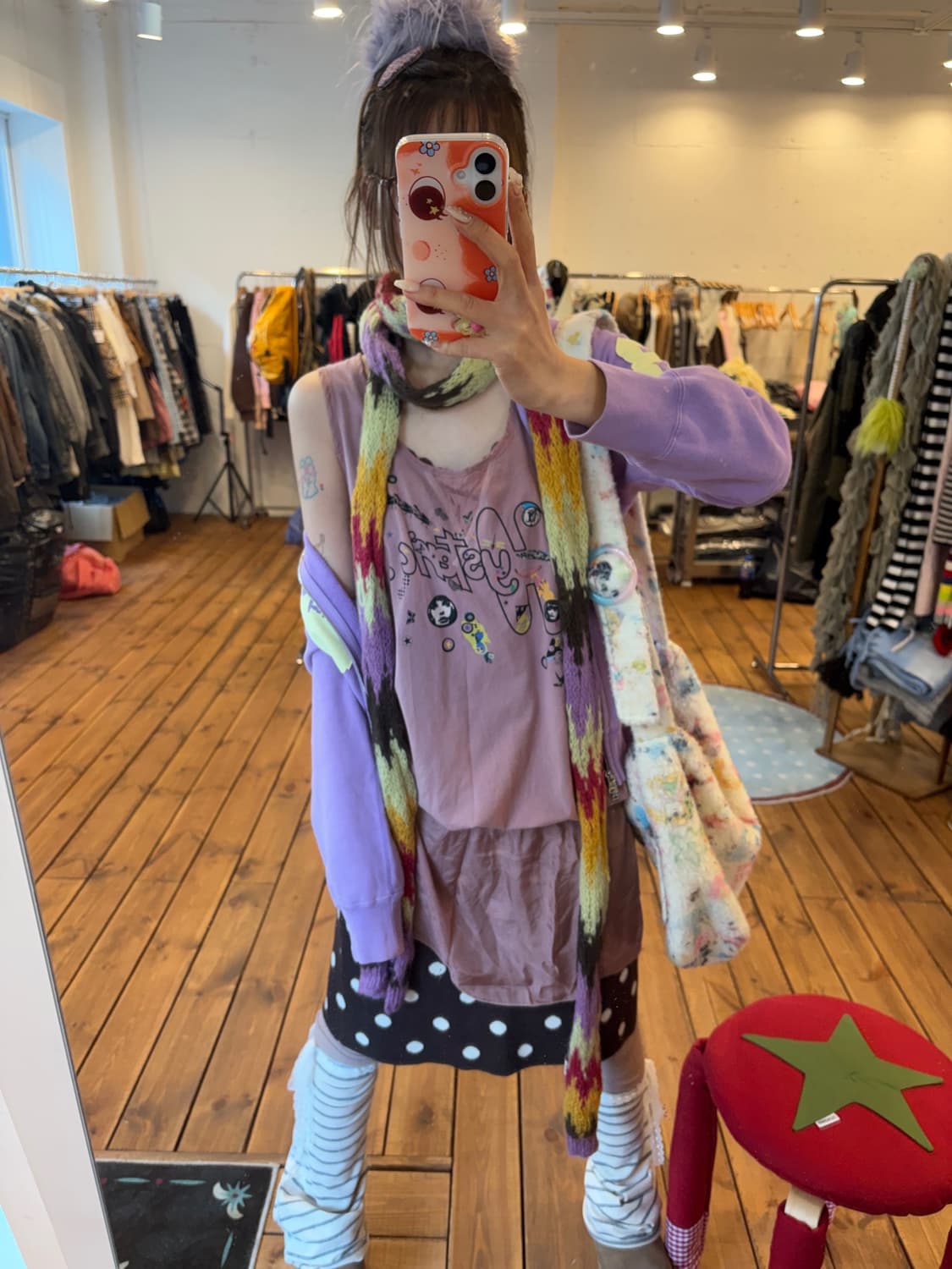 히스테릭글래머 핑크 원피스 상품이미지2