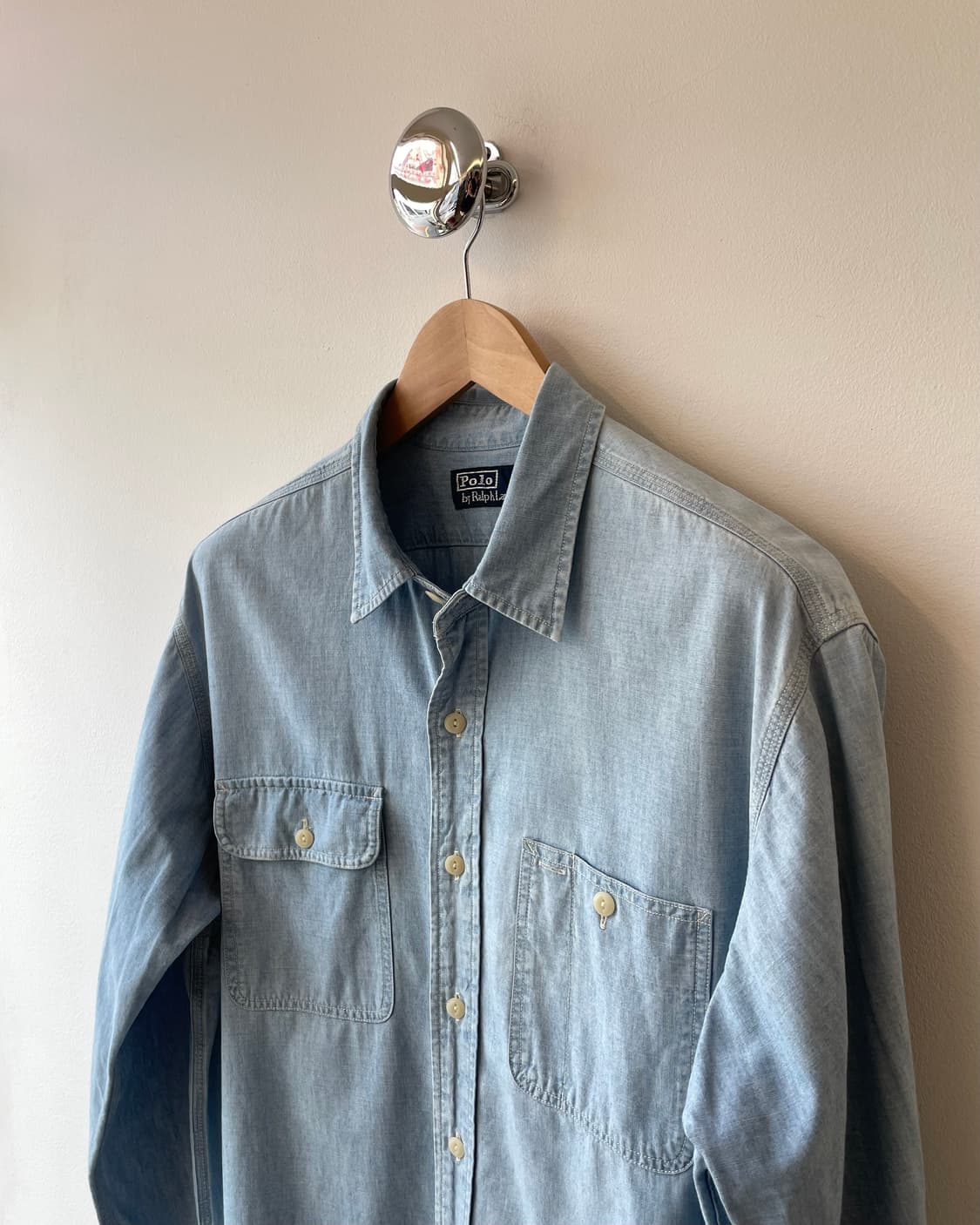 Polo RL chambray shirt L ( 폴로 샴브레이 셔츠 ) 상품이미지3