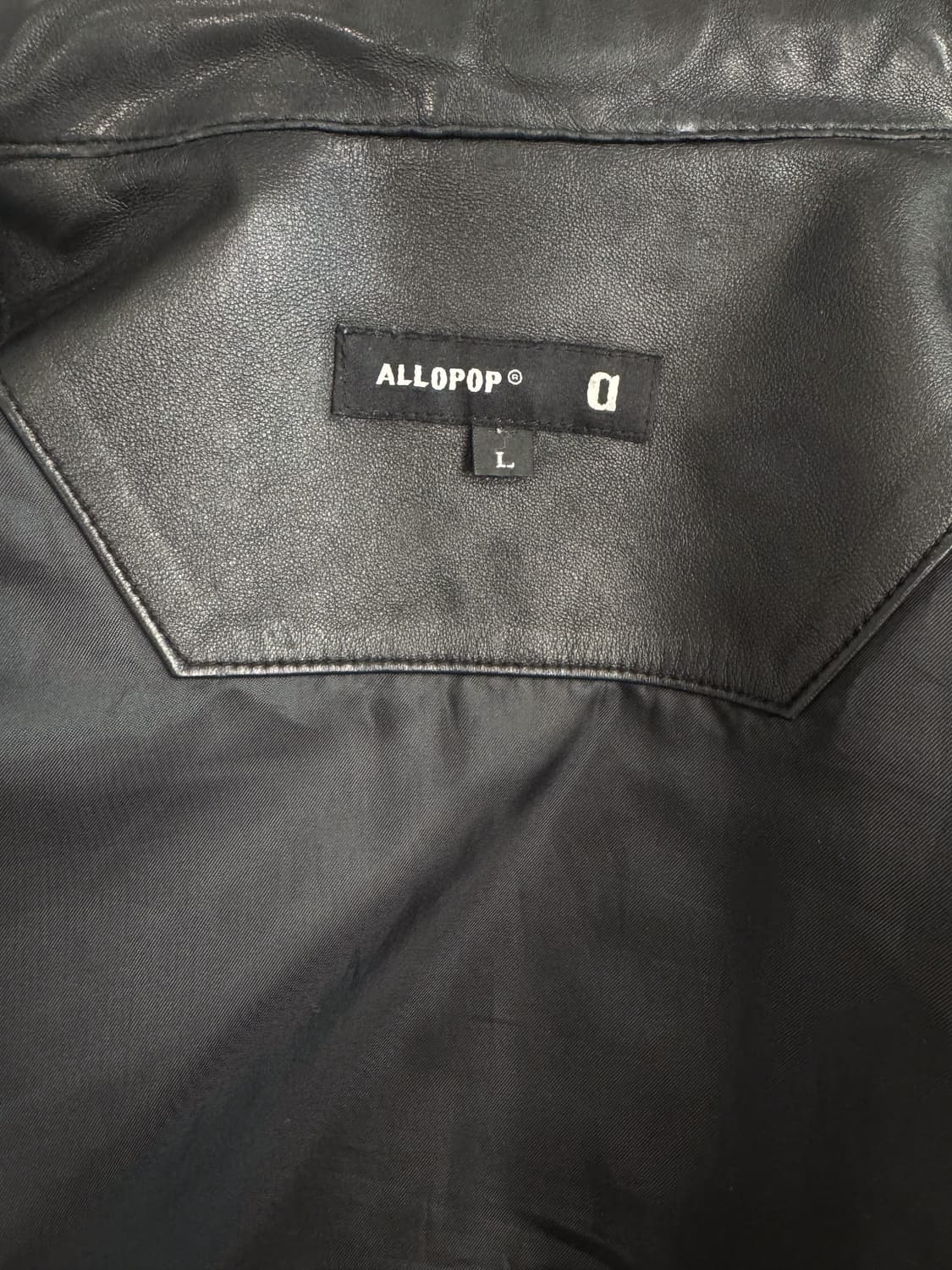 ALL0POP 양가죽 M-65 타입 레더 자켓 상품이미지9