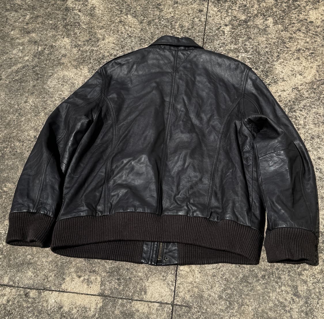 [L] 빈티지 A-2 레더 자켓(다크브라운) 상품이미지4