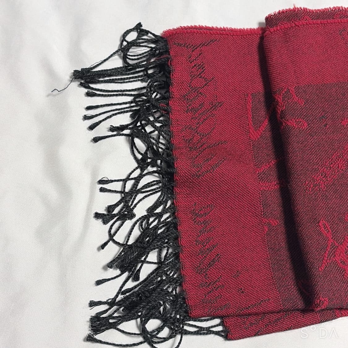 비비안웨스트우드 레드 패턴 목도리 숄 머플러 상품이미지7