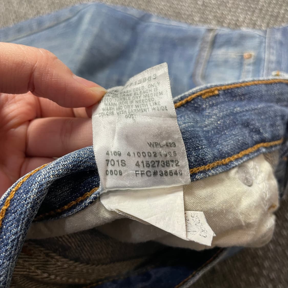 (36) 리바이스 527 36X30 로우부츠컷 워싱 데님 팬츠 상품이미지6