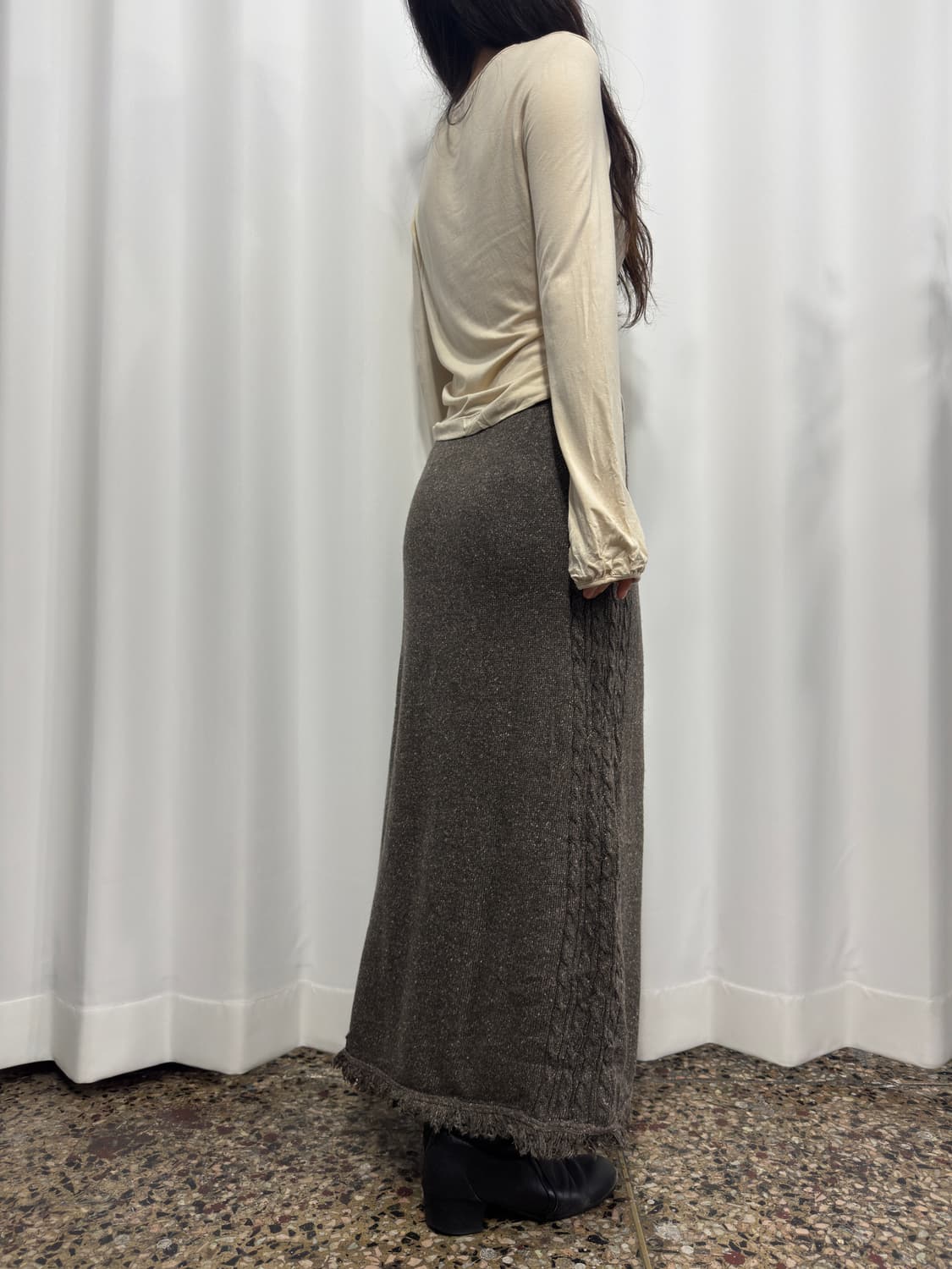 knit long skirt 상품이미지5