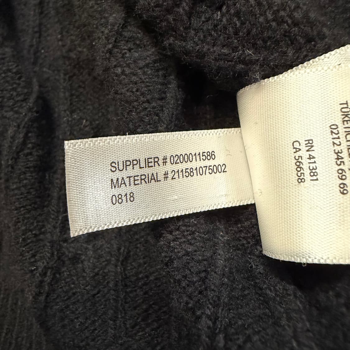 폴로 랄프로렌 울 캐시미어 숄케이프 랩 니트 드레스 상품이미지6