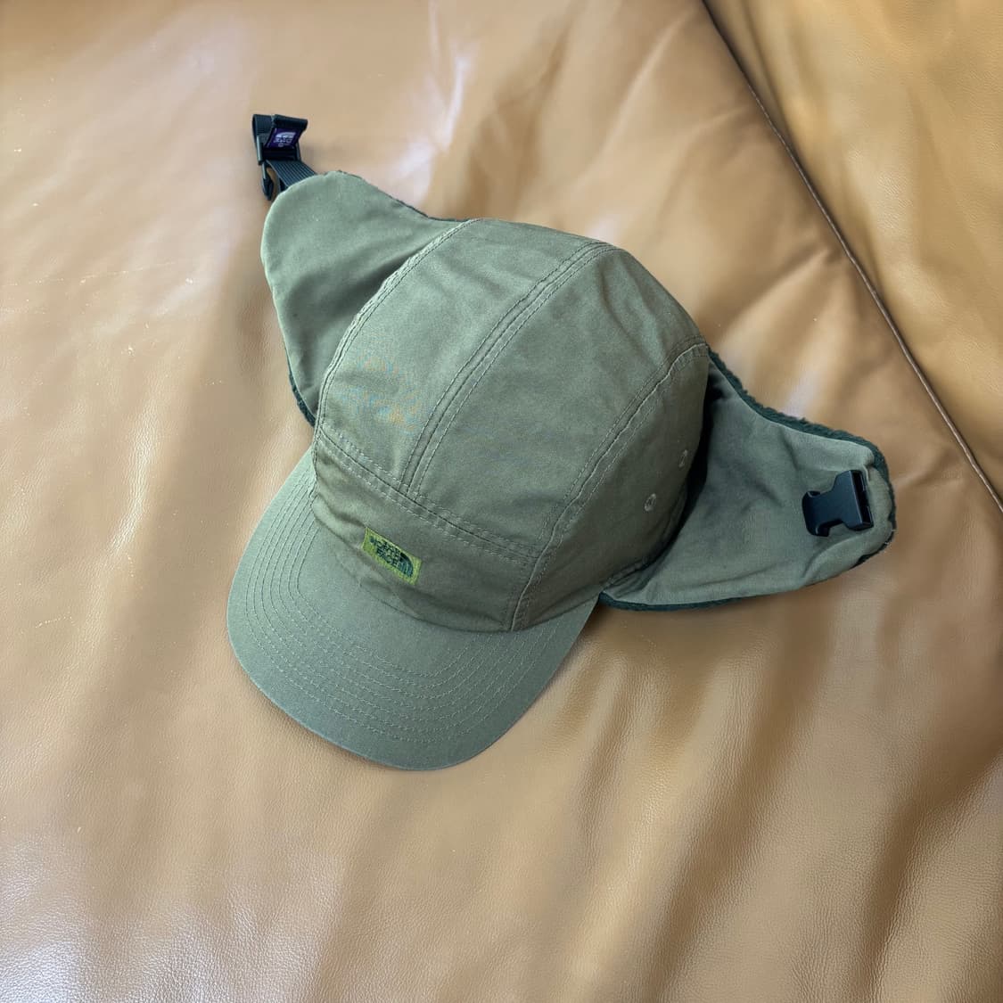 나나미카 노스페이스 퍼플라벨 이어플랩 볼캡 모자 카키 상품이미지5