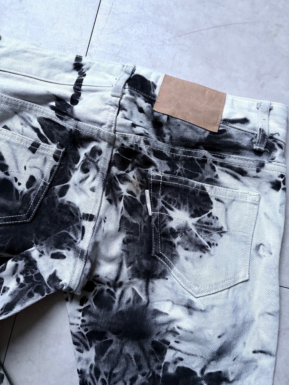 Nozomi Ishiguro / Marble Ink Denim Pants 상품이미지7