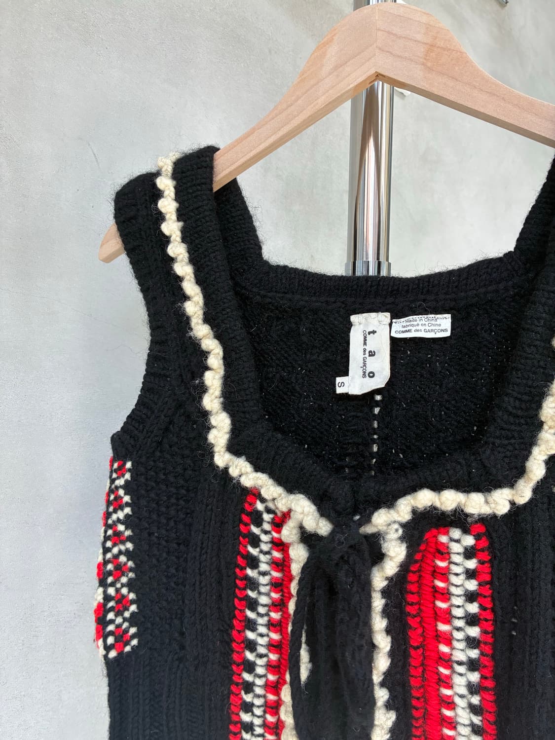 tao 타오 꼼데가르송 니트 베스트 상품이미지3