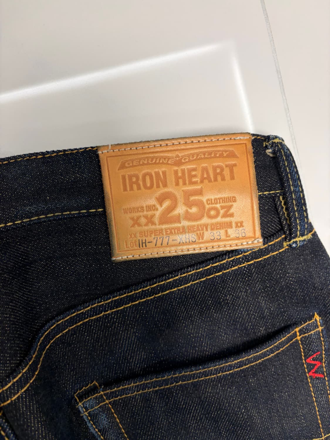 [W33 L36] Ironheart 아이언하트 25온즈 777 사무라이진 상품이미지6