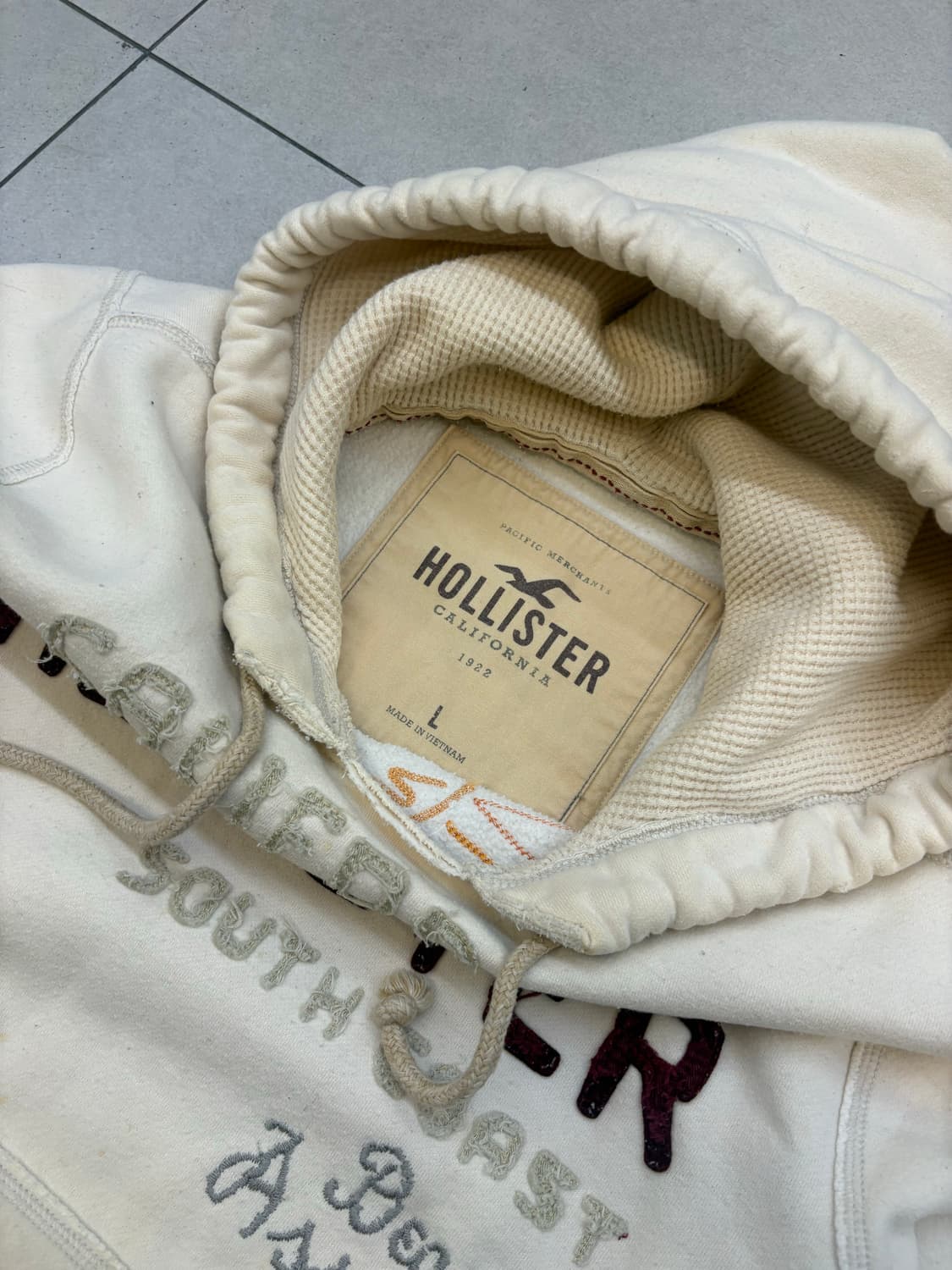 홀리스터 아이보리 후드티 상품이미지6