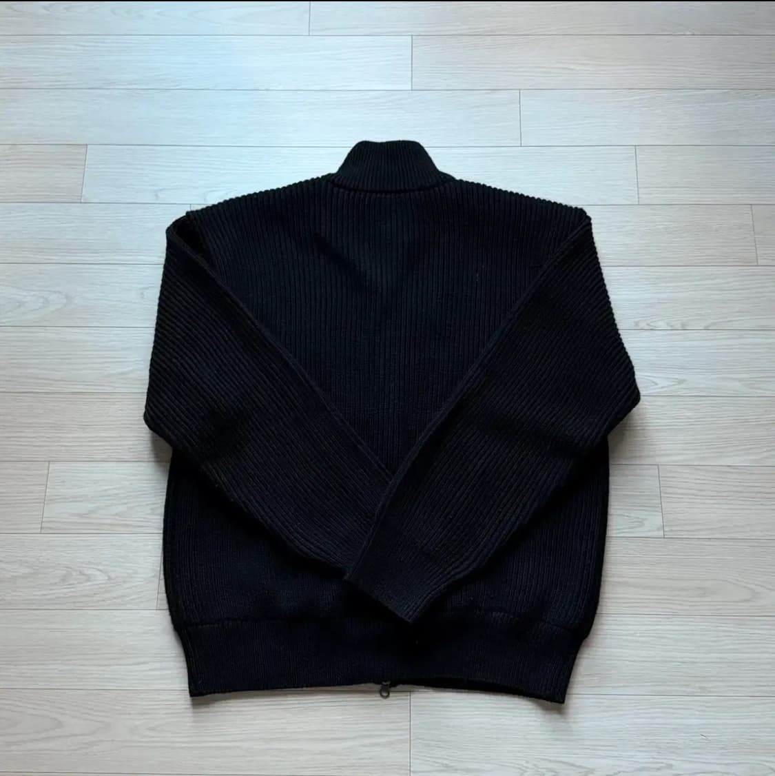 (L) 아모멘토 풀 니들 블루종 블랙 상품이미지4