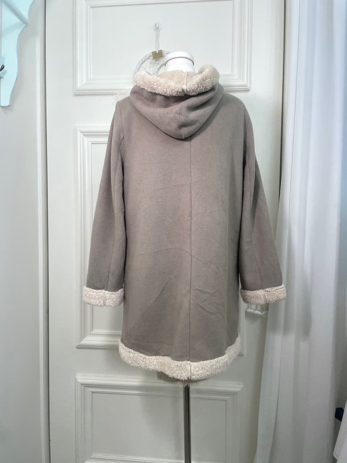 moca fur pocket point hoodie coat 상품이미지3