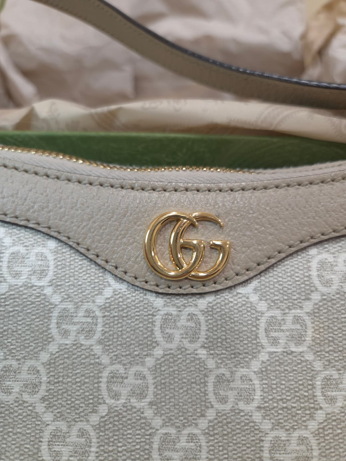 구찌 오피디아 스몰 핸드백 베이지 화이트 상품이미지2