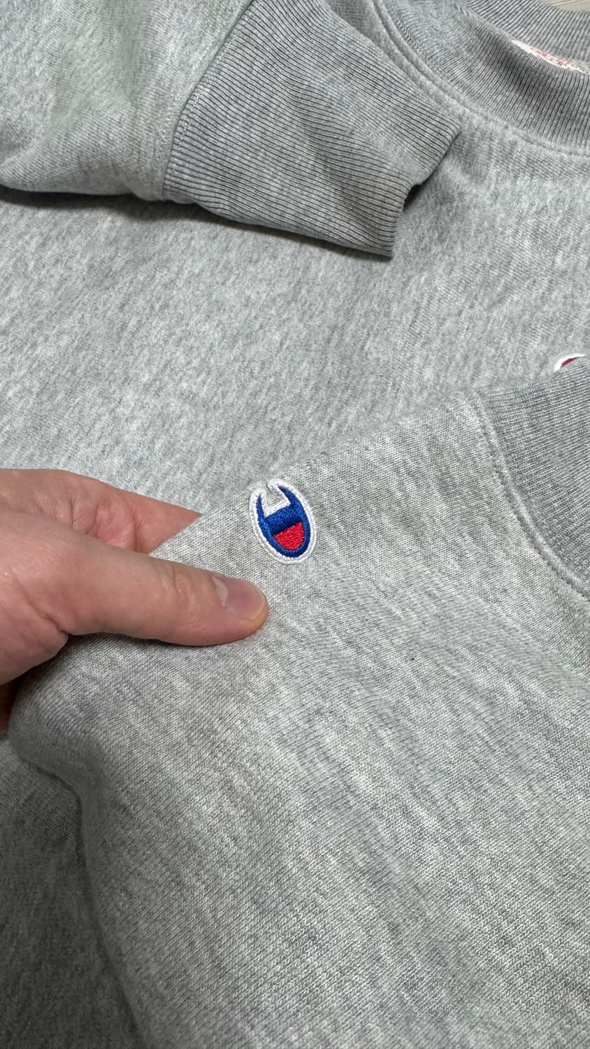 챔피온 리버스위브 레드택 기모 스웻셔츠 M 상품이미지5