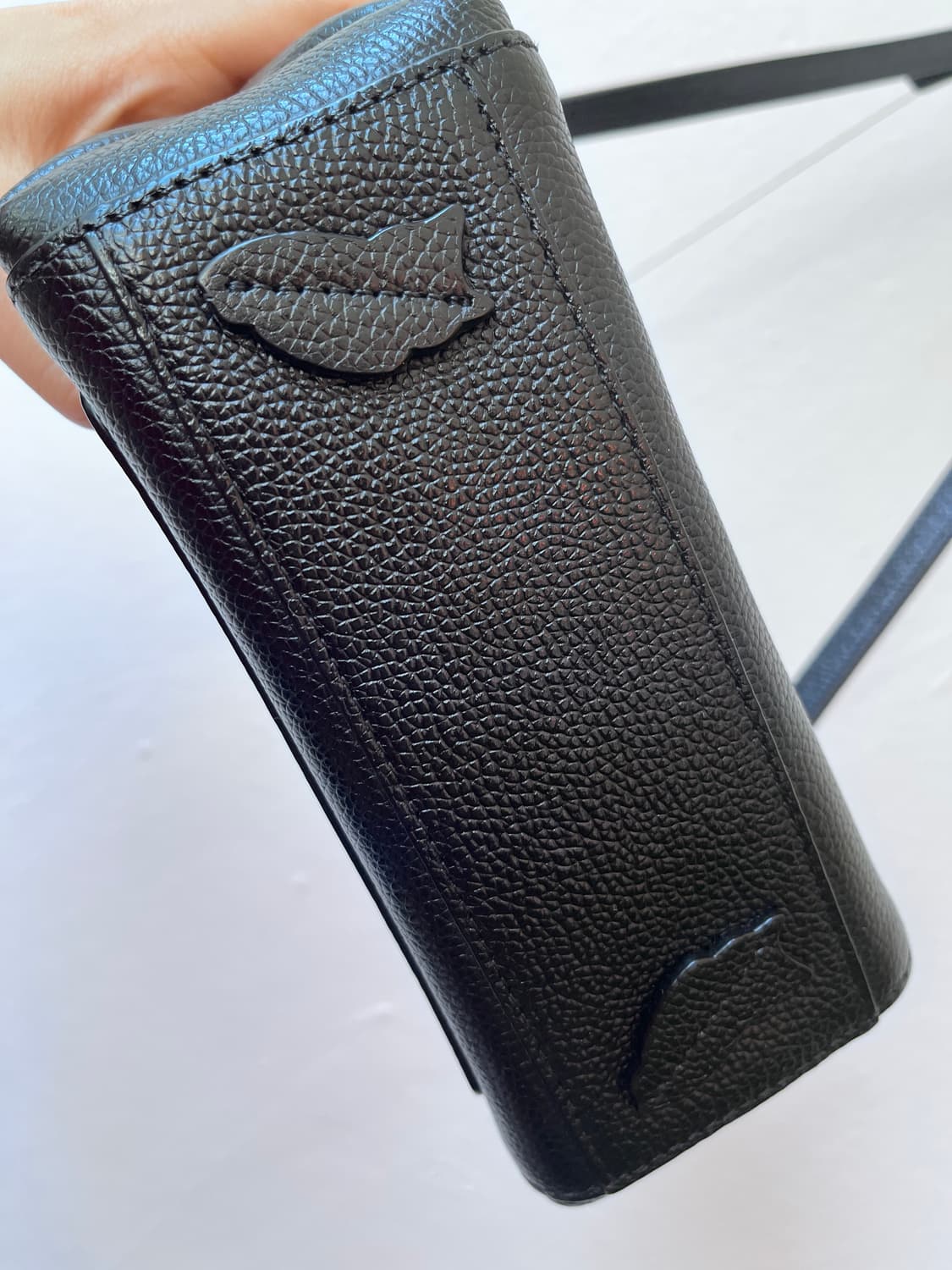 쿠론 럭키슈에뜨 천연가죽 블랙미니크로스백 상품이미지8