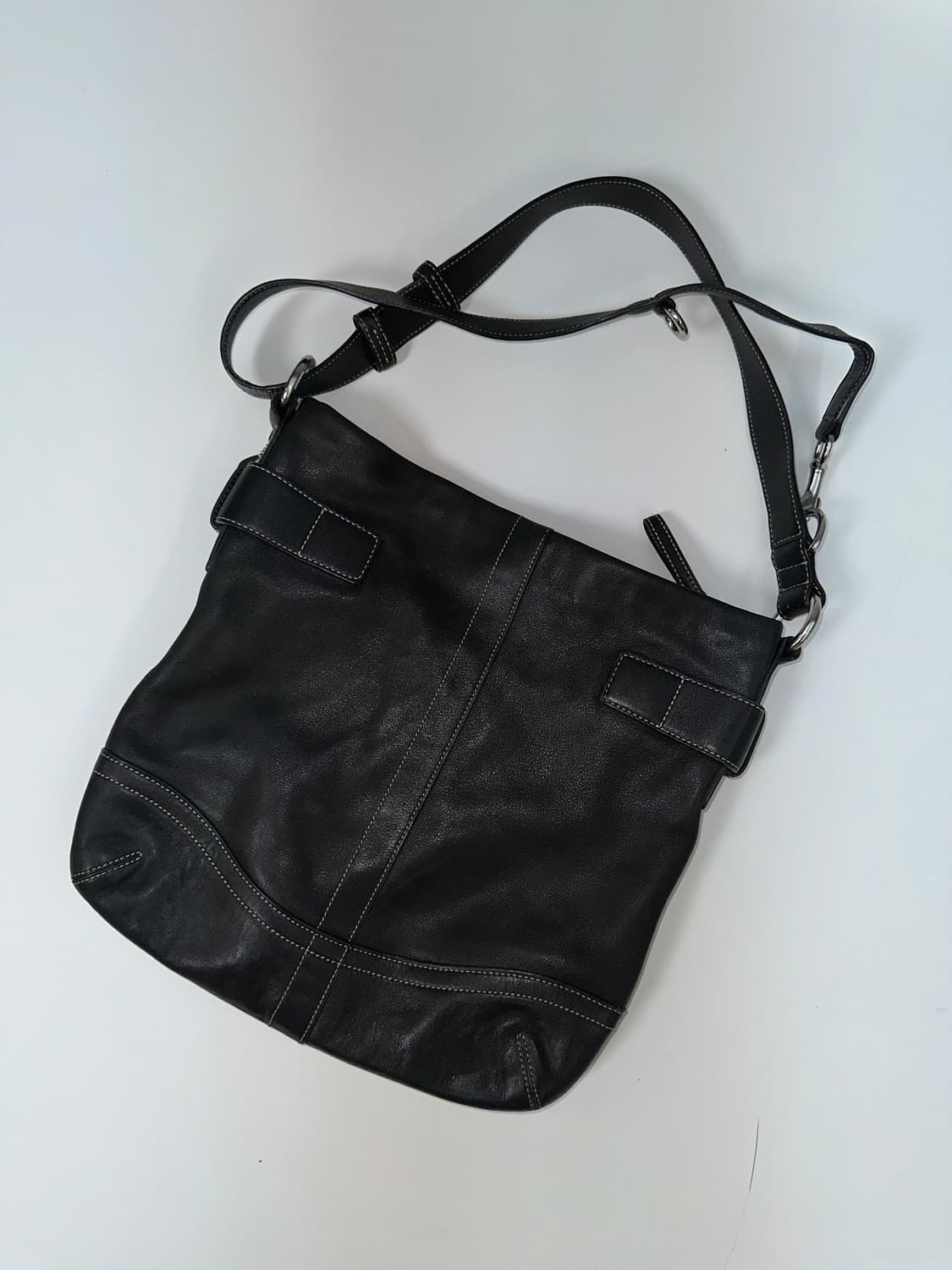 코치 버클 레더 숄더 크로스백  상품이미지2