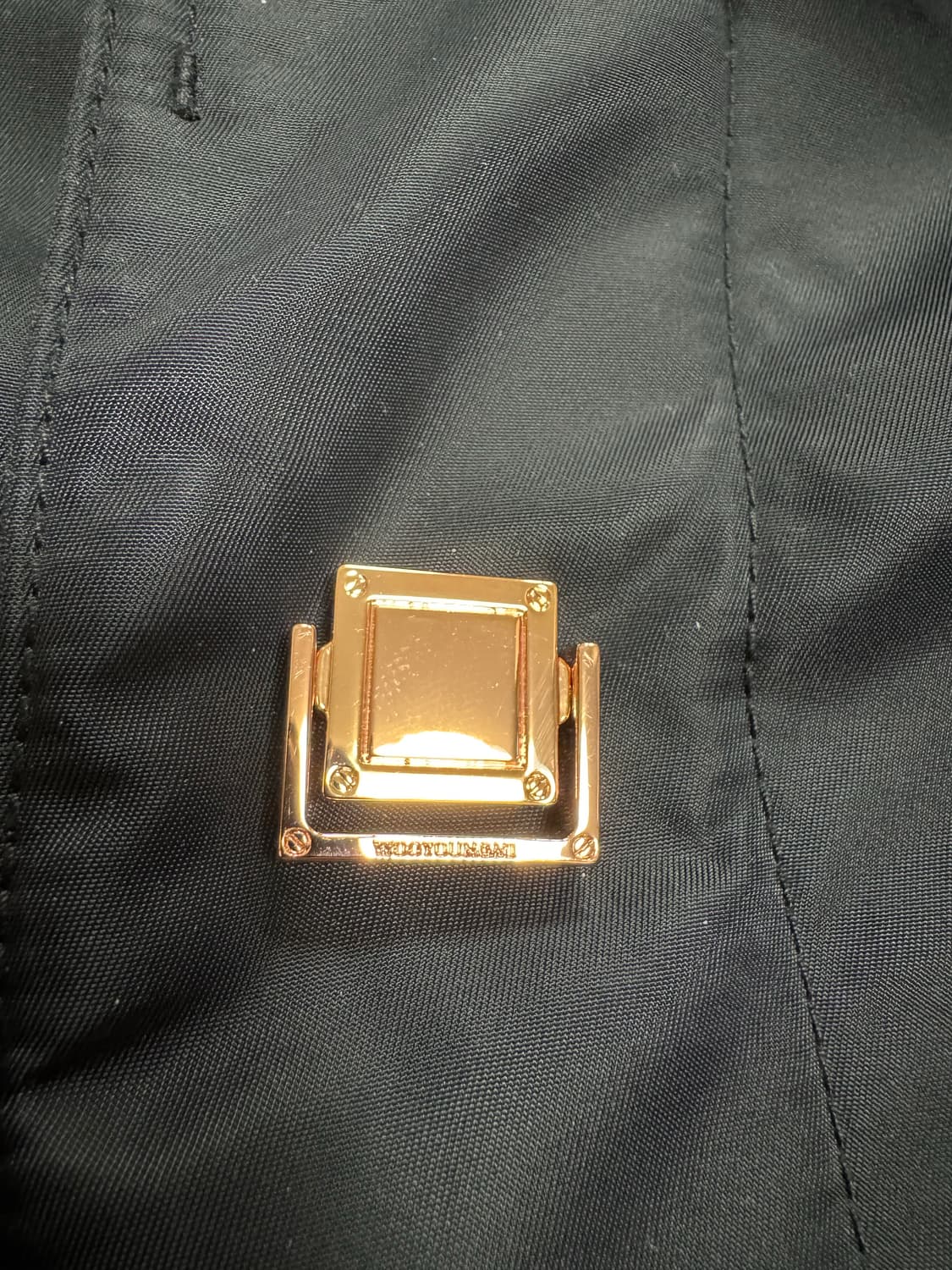 [38]우영미 여성 나일론 크롭 점퍼 블랙 상품이미지2