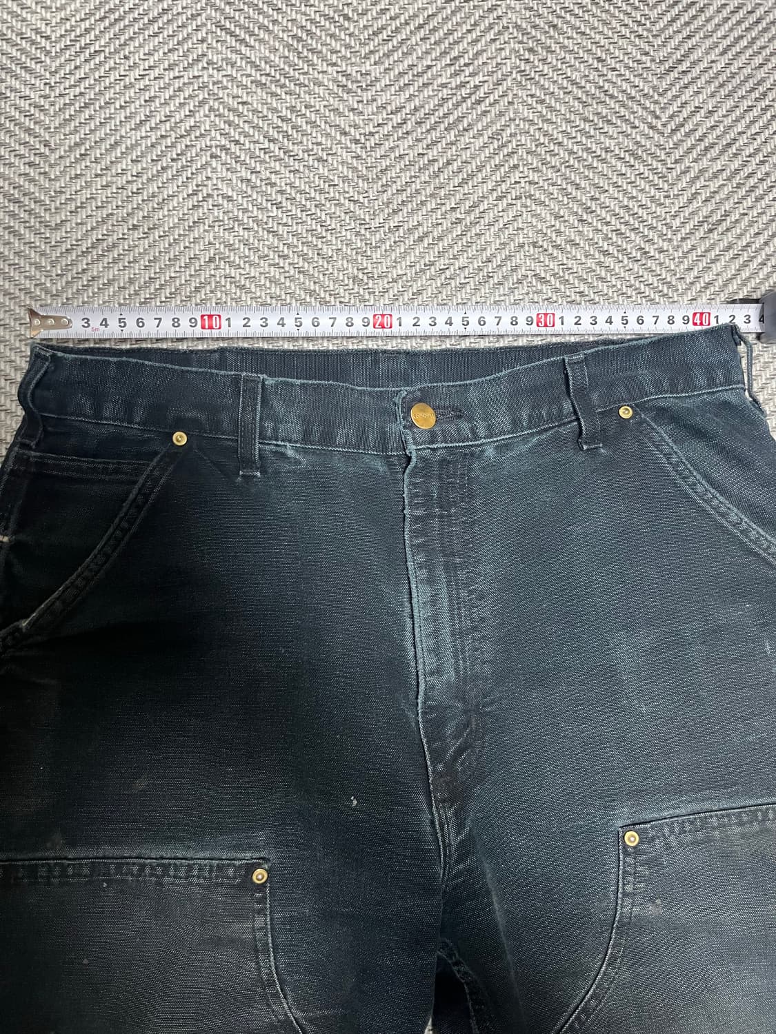 칼하트 더블니 B01 blk 34x34 상품이미지5