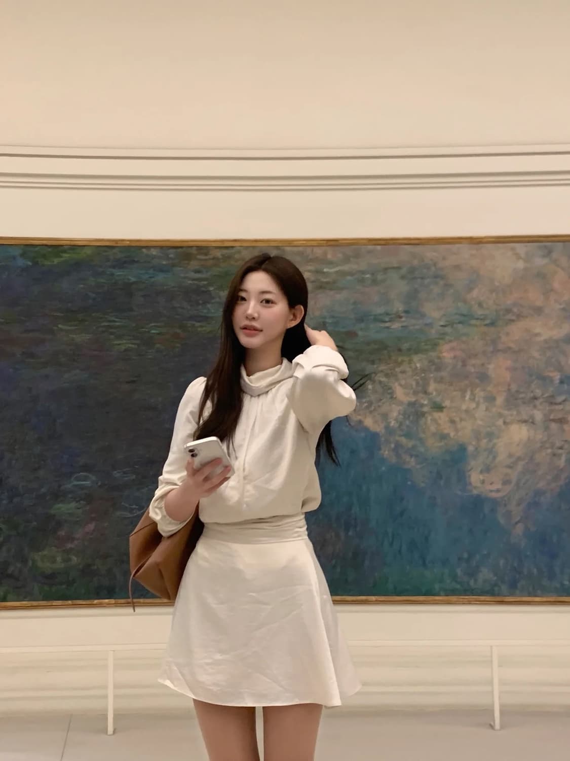 zaenio 제니오 made 펄 하이 블라우스 /스커트 상품이미지1