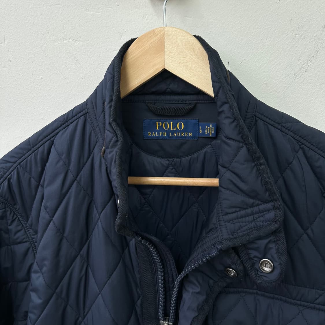 15270 - 폴로 랄프로렌 네이비 퀄팅 자켓 상품이미지3