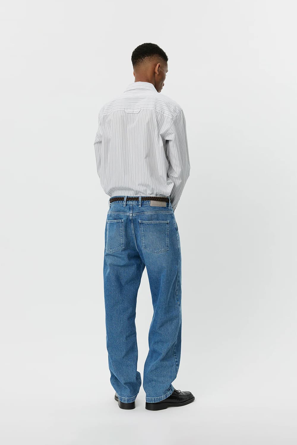 mfpen 레귤러진  워시드블루 상품이미지4