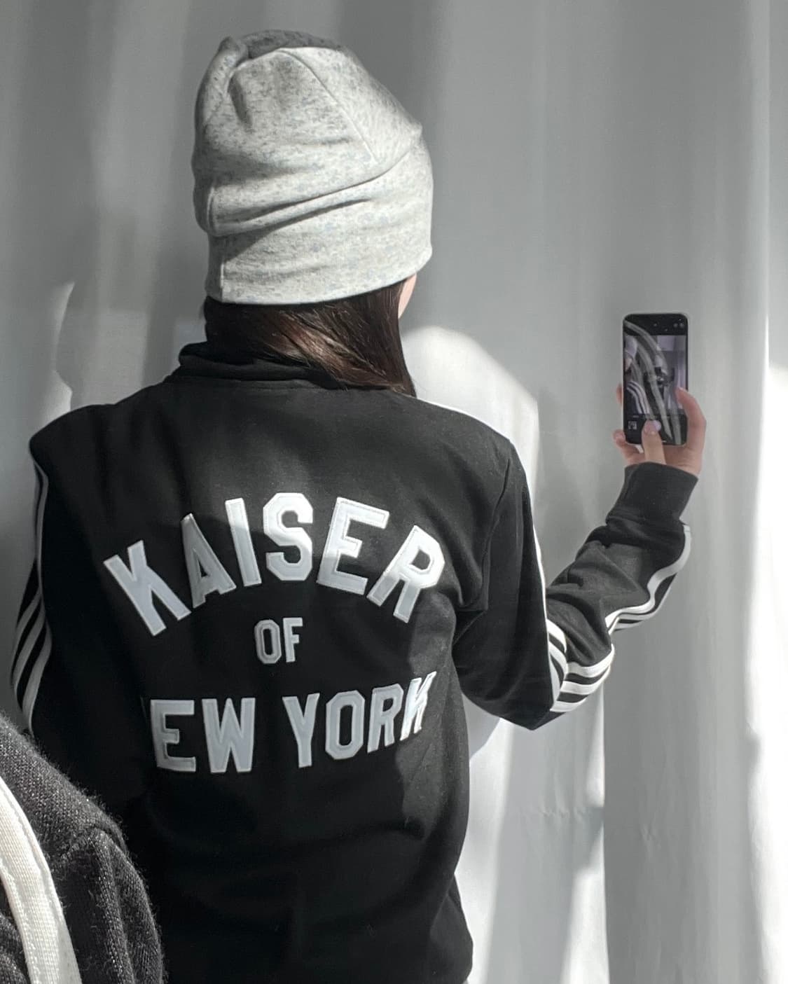 Adidas 아디다스 블랙컬러 뉴욕 카이저 트랙탑 상품이미지8