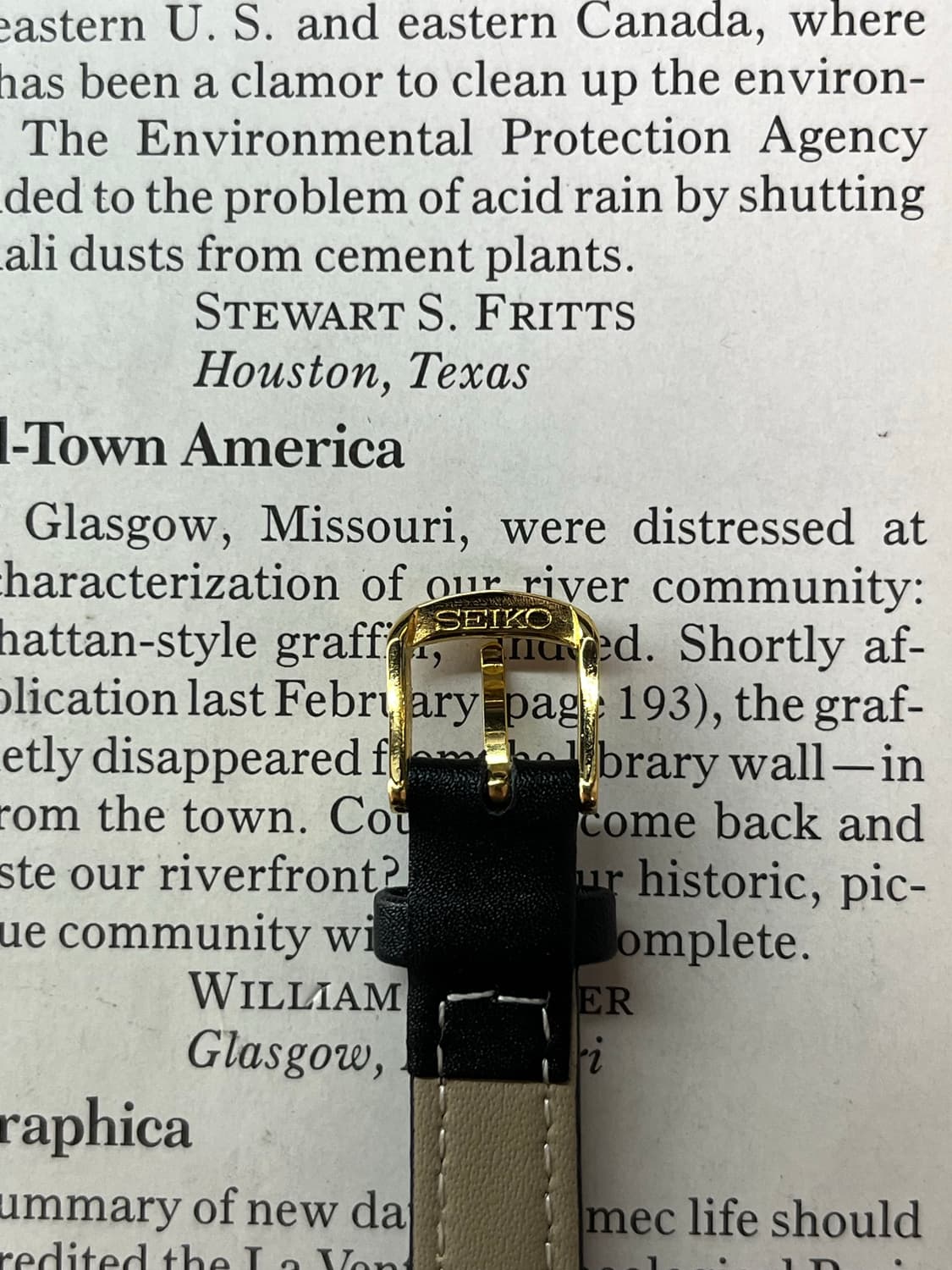 SEIKO EXCELINE 텍스처 다이얼 레이디스 쿼츠 상품이미지7