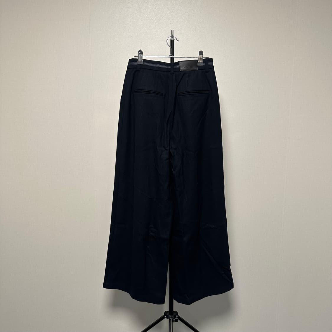 마뗑킴 더블턱 와이드 팬츠 S 새상품 상품이미지3