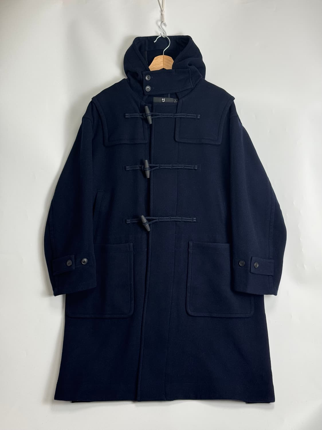 유니클로 X 질샌더 더플코트 L 사이즈 네이비  +J 상품이미지1