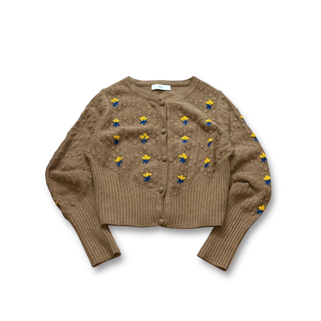 듀엘 플라워 패치 가디건 상품이미지1