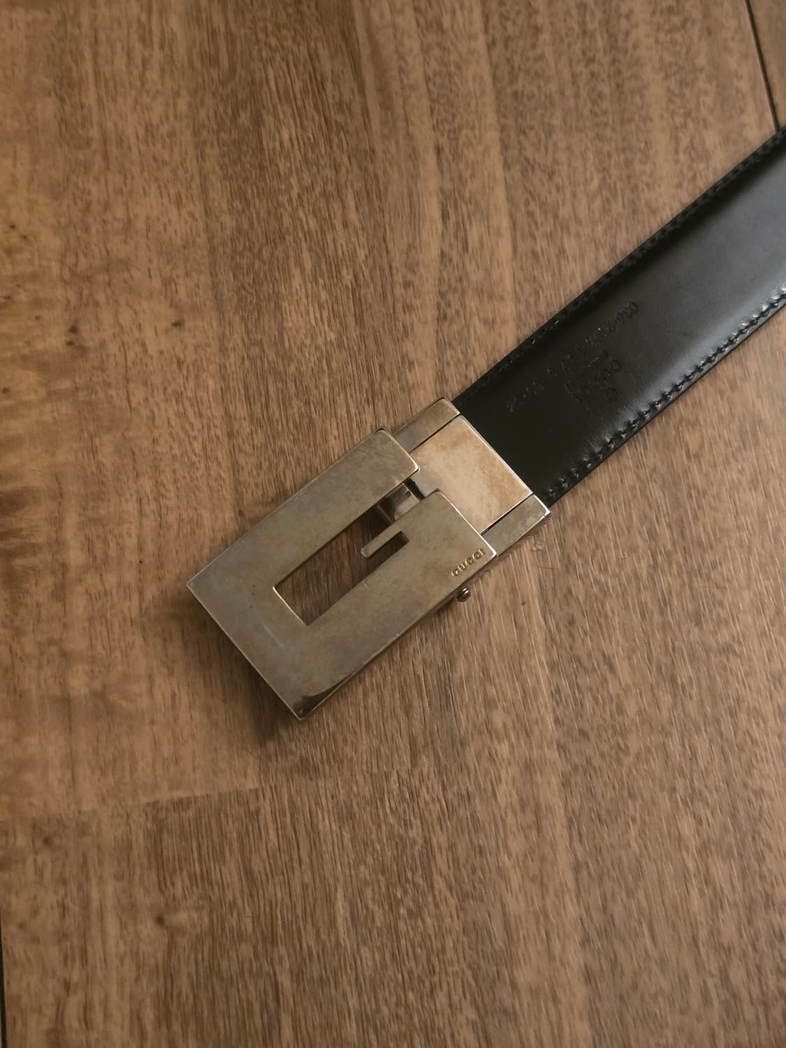 Gucci 구찌 스퀘어 G 버클 클래식 가죽 벨트 상품이미지1