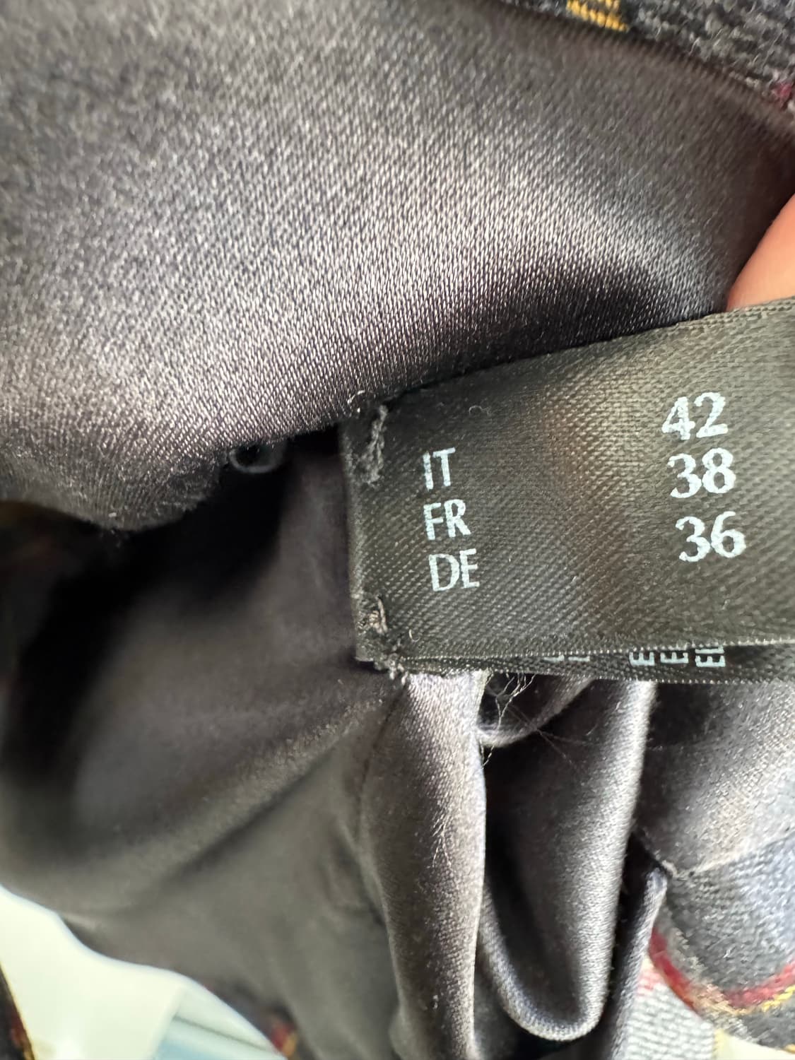 [LA PERLA] 라펠라 체크 패턴 레이스 자켓 38 상품이미지5