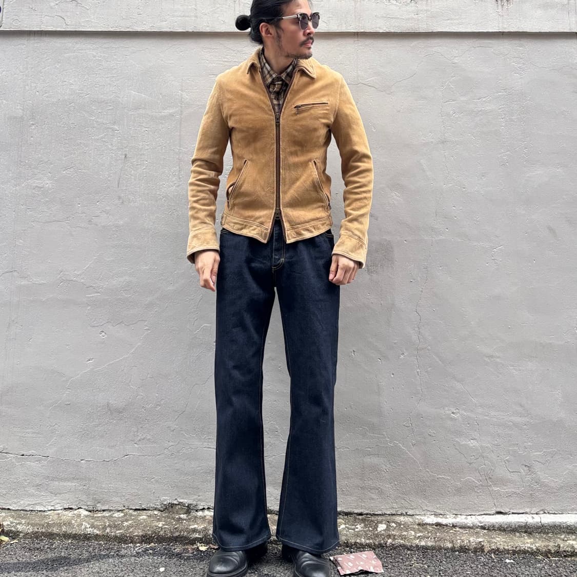 일본 잭로즈 스웨이드 싱글 라이더 자켓 상품이미지10