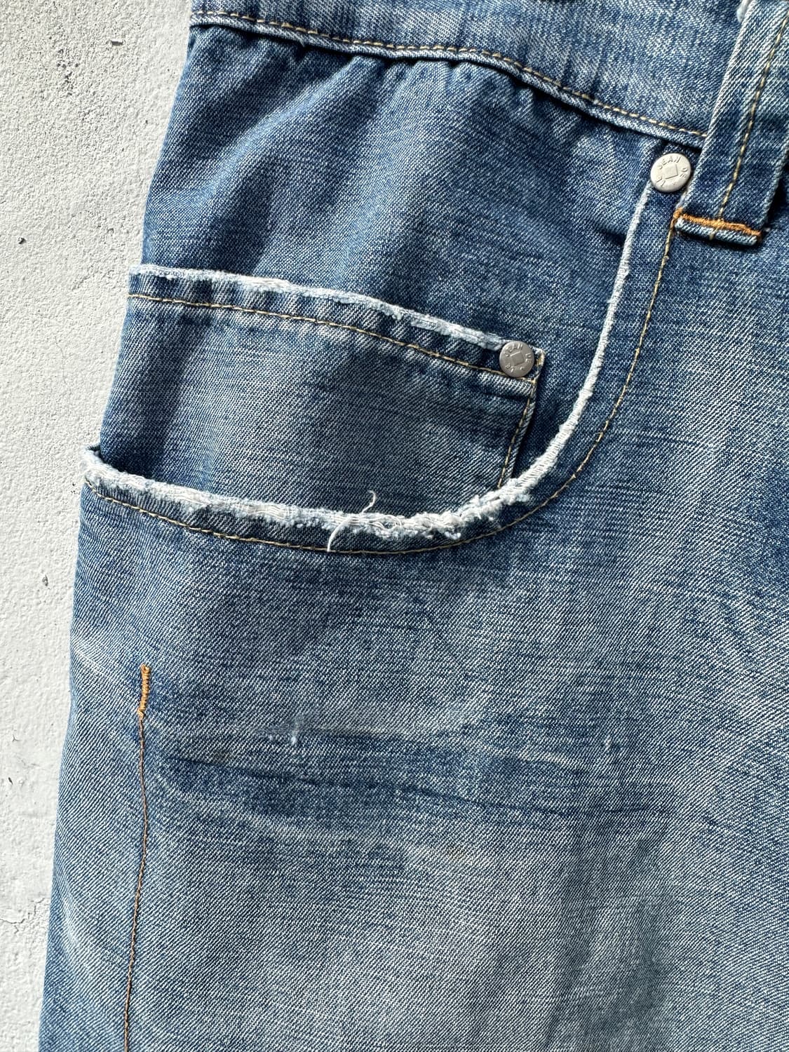 [40] 마리떼 프랑소와 저버 데님 하프팬츠 반바지 빈티지 상품이미지5