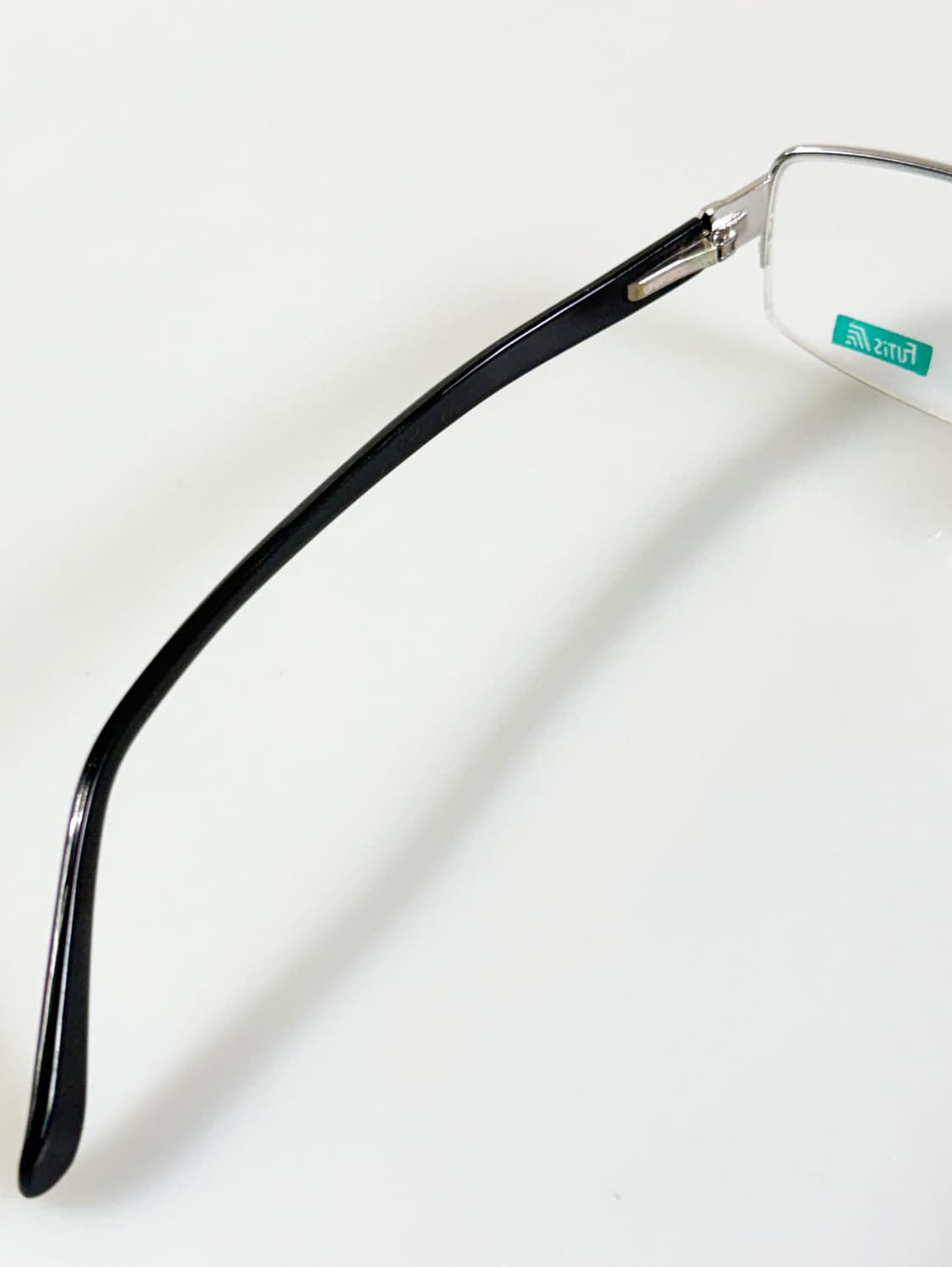 90s FUTIS 실버 메탈 반무테 스퀘어 빈티지 안경 상품이미지7