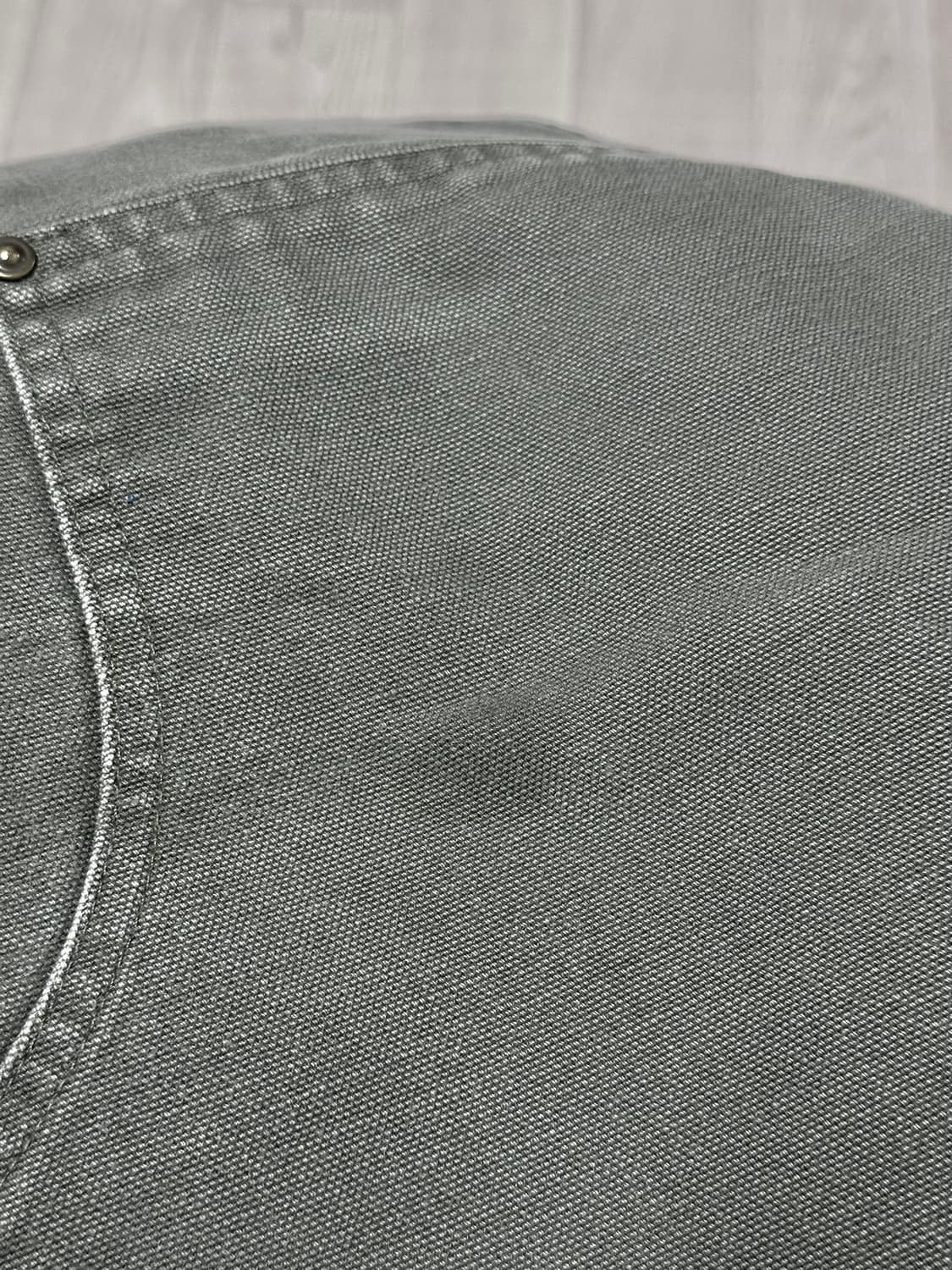 칼하트 B136 모스그린 38*34 실측 약 35-36인치 더블니 상품이미지4