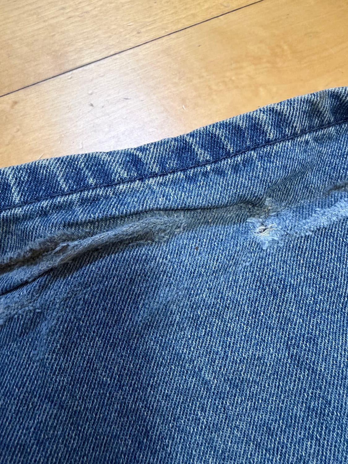 코이세이오 라운드 포켓 데님 블루 상품이미지4