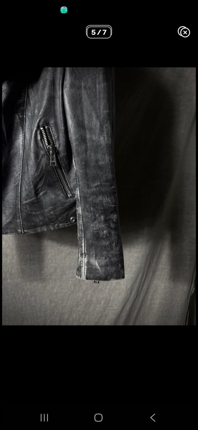 쟈딕앤볼테르 워싱 레더 자켓 상품이미지5