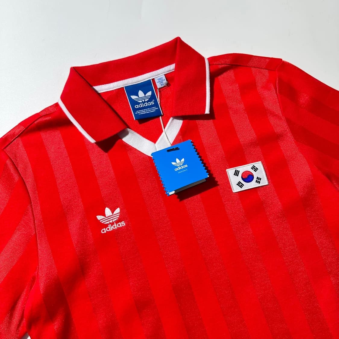 (새상품)아디다스 코리아 대한민국 국가대표 차범근 축구 유니폼 반팔져지 상품이미지3